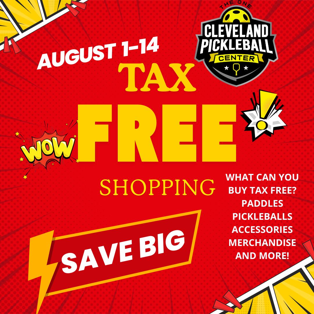 Cleveland Pickleball Tax Free